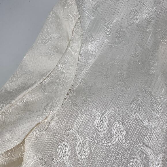 Boys White Sherwani Jacket Beaded Embroidery Gold Buttons 14" Chest - Picture 14 of 16